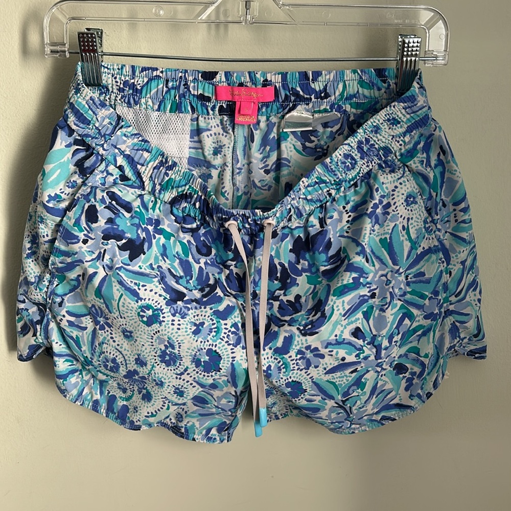 Lilly Pulitzer Blue Floral  Shorts